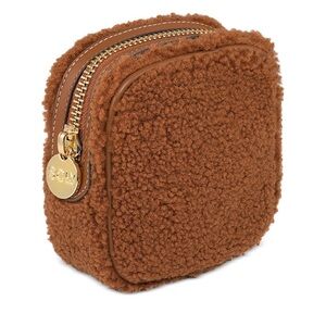 NWT Stoney Clover Brown Sherpa Mini Pouch
